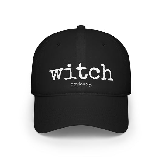 WITCH obviously Low Profile Baseball Cap