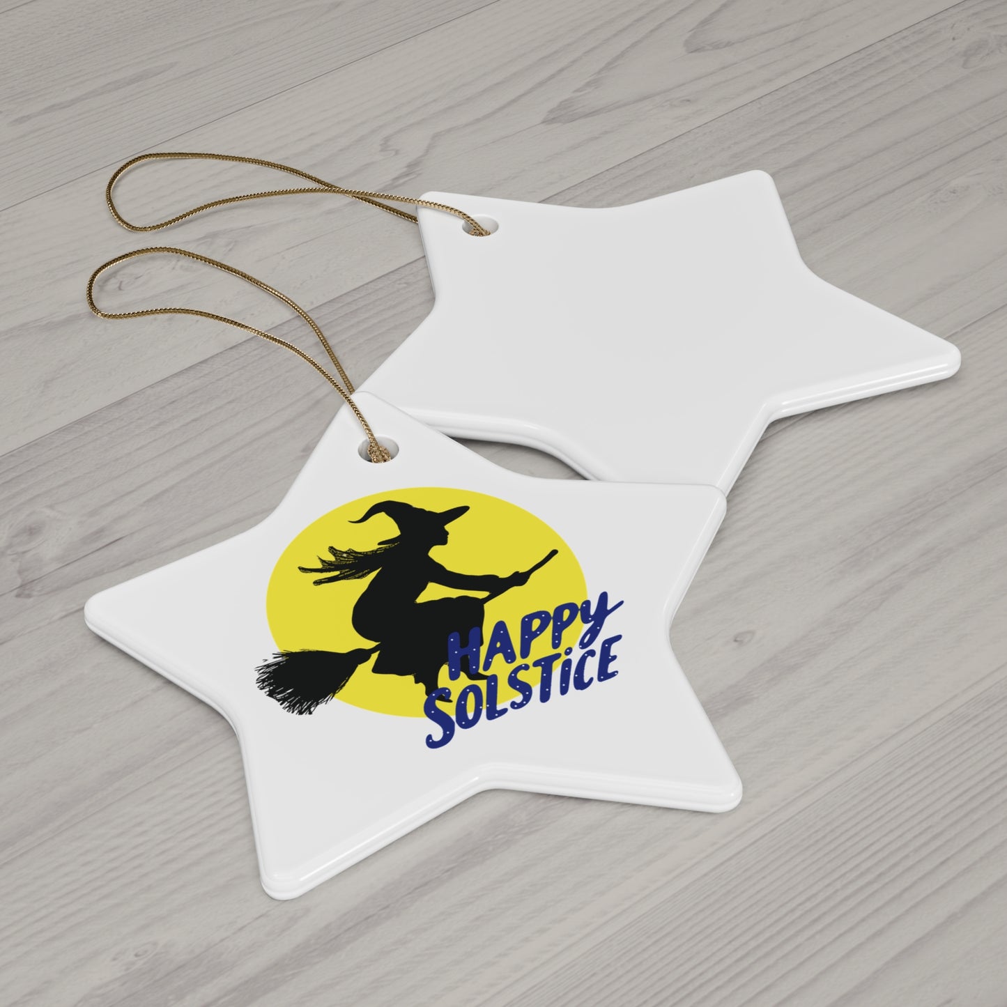 Ceramic Ornament - Solstice Witch