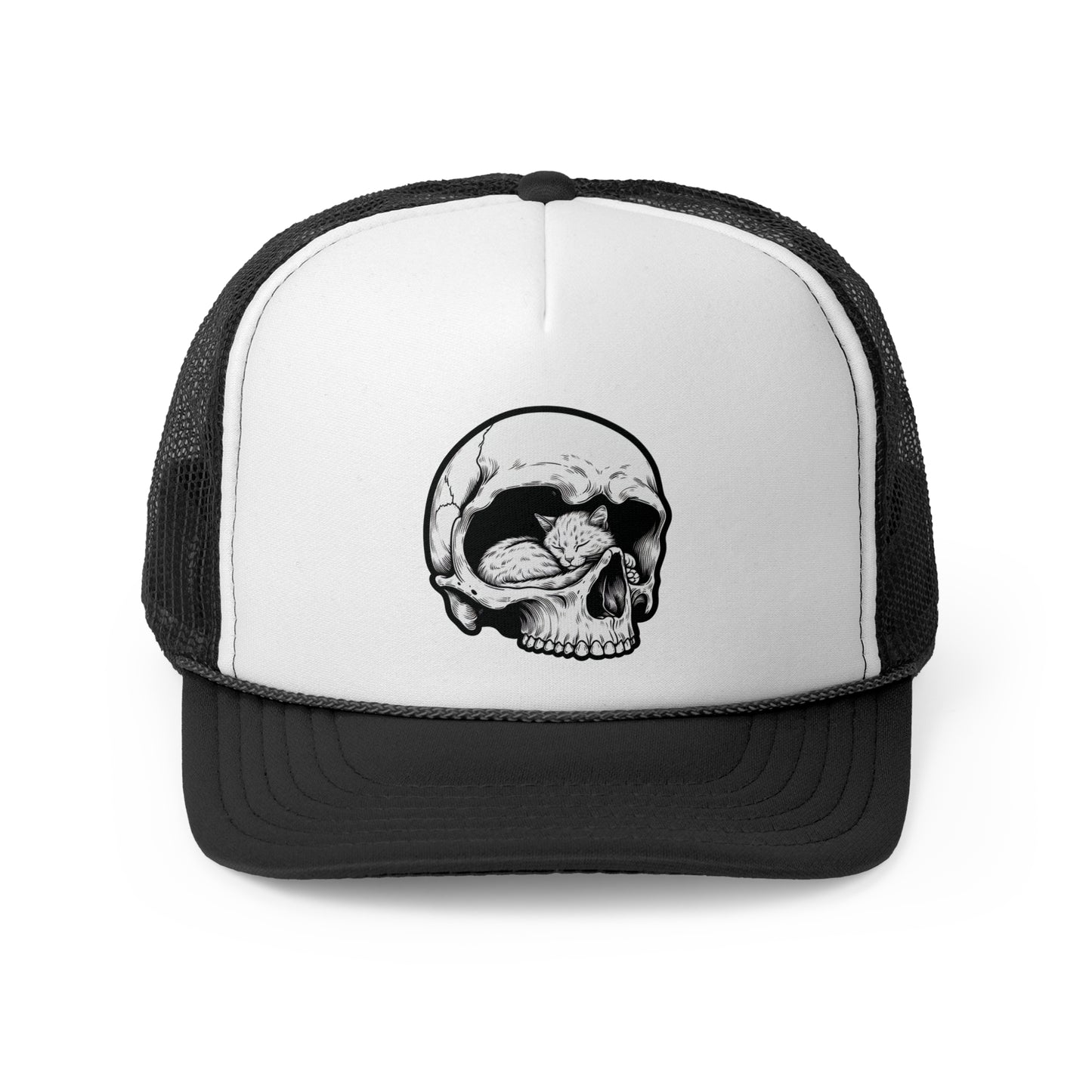 Cozy Familiar Trucker Cap for Cat Lovers, the Fearless, and Missing Witches Podcast Fans