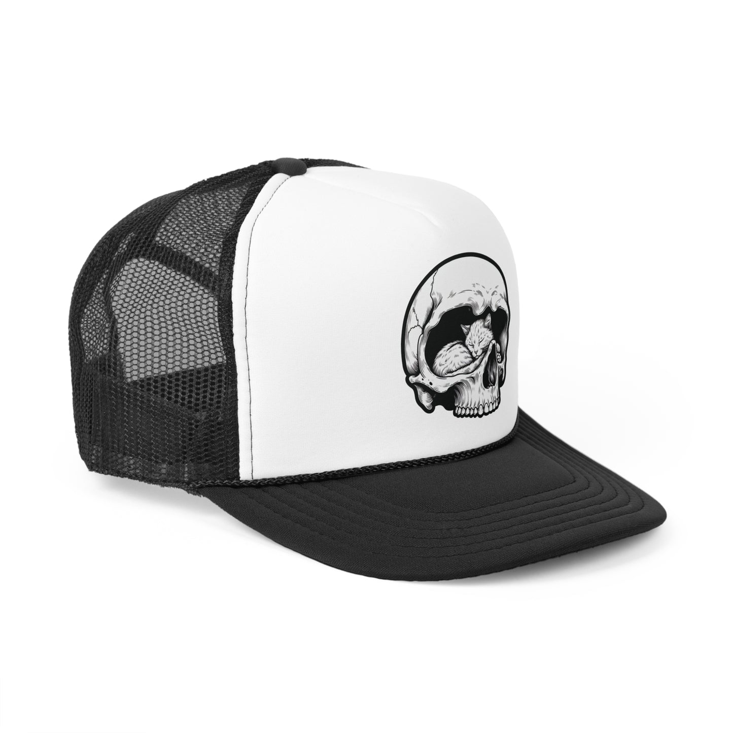 Cozy Familiar Trucker Cap for Cat Lovers, the Fearless, and Missing Witches Podcast Fans