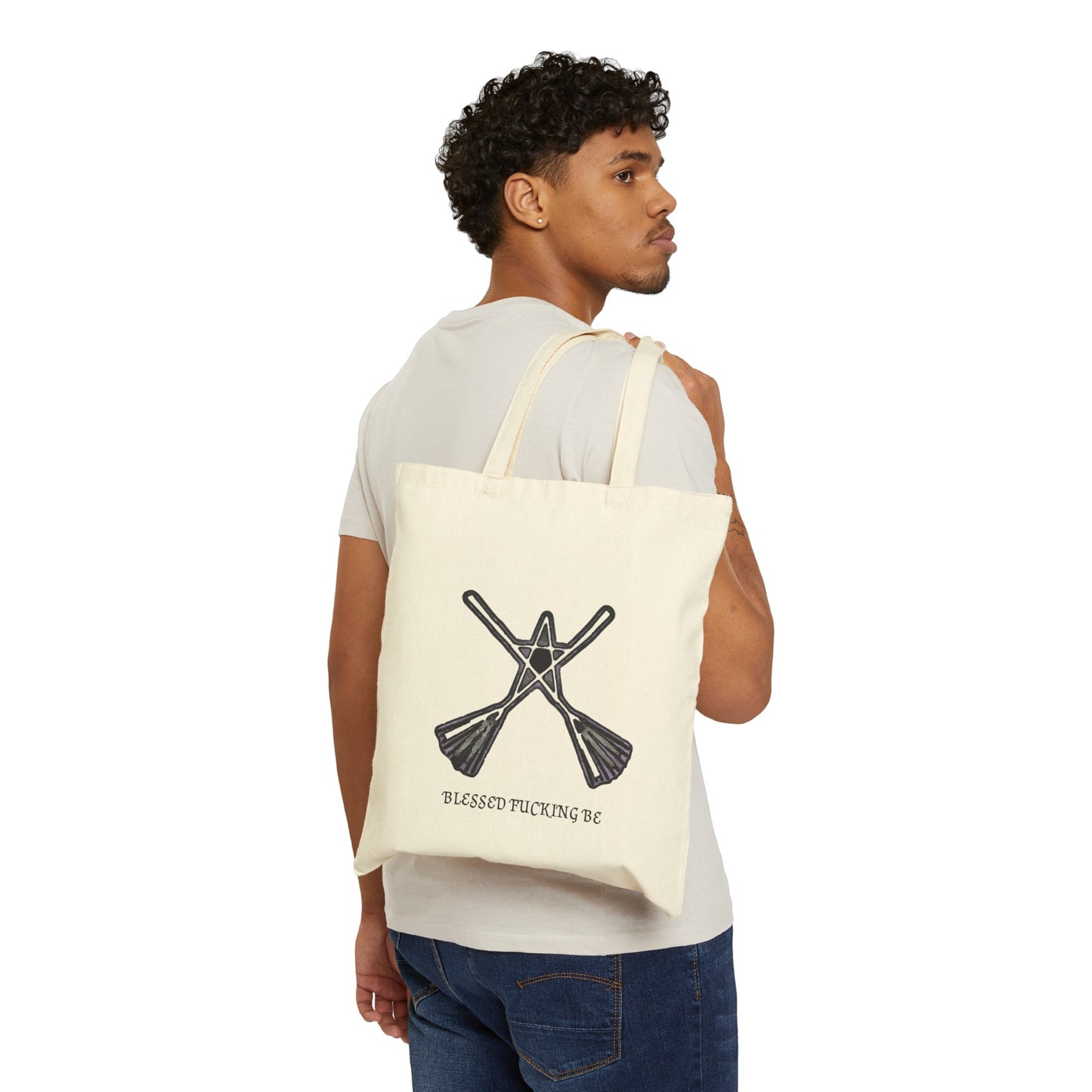 Missing Witches Cotton Canvas Tote Bag