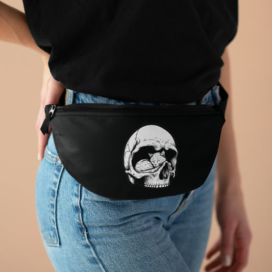 EX OX Cozy Familiar Fanny Pack Black