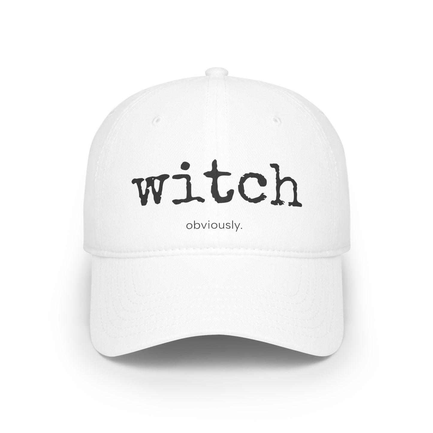 WITCH obviously Low Profile Baseball Cap