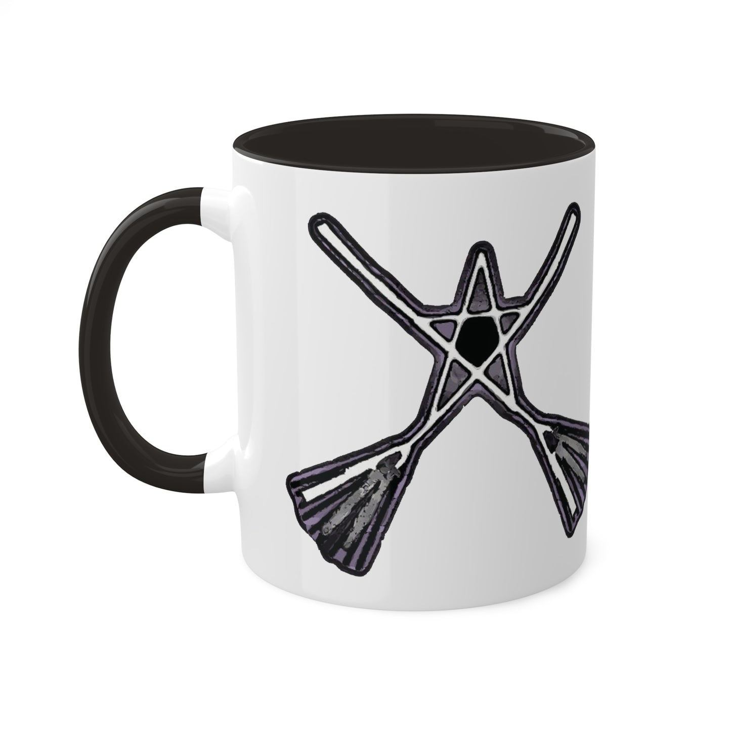 WITCH obviously Black & White Mug, 11oz