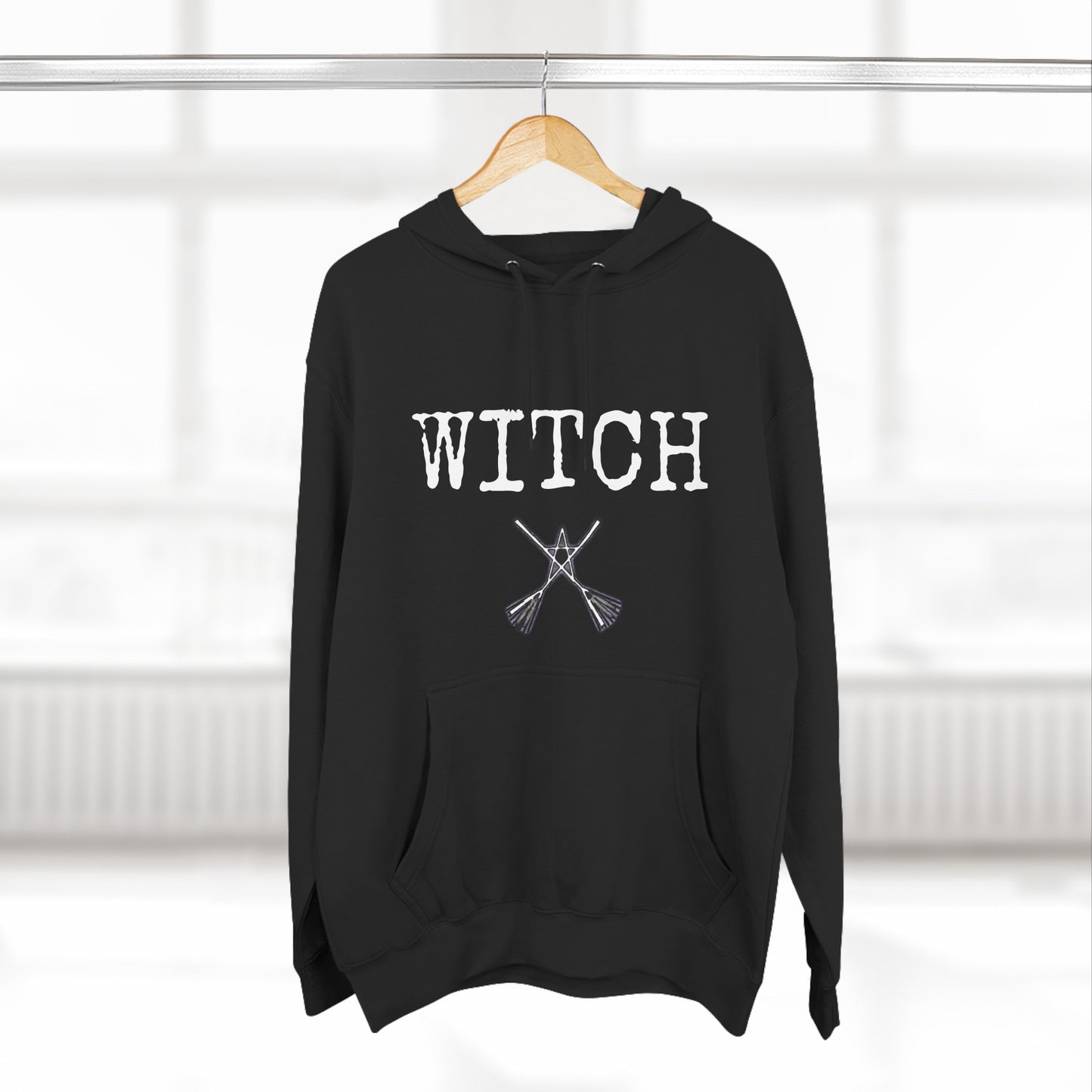 WITCH Blessed Fucking Be Fleece Hoodie