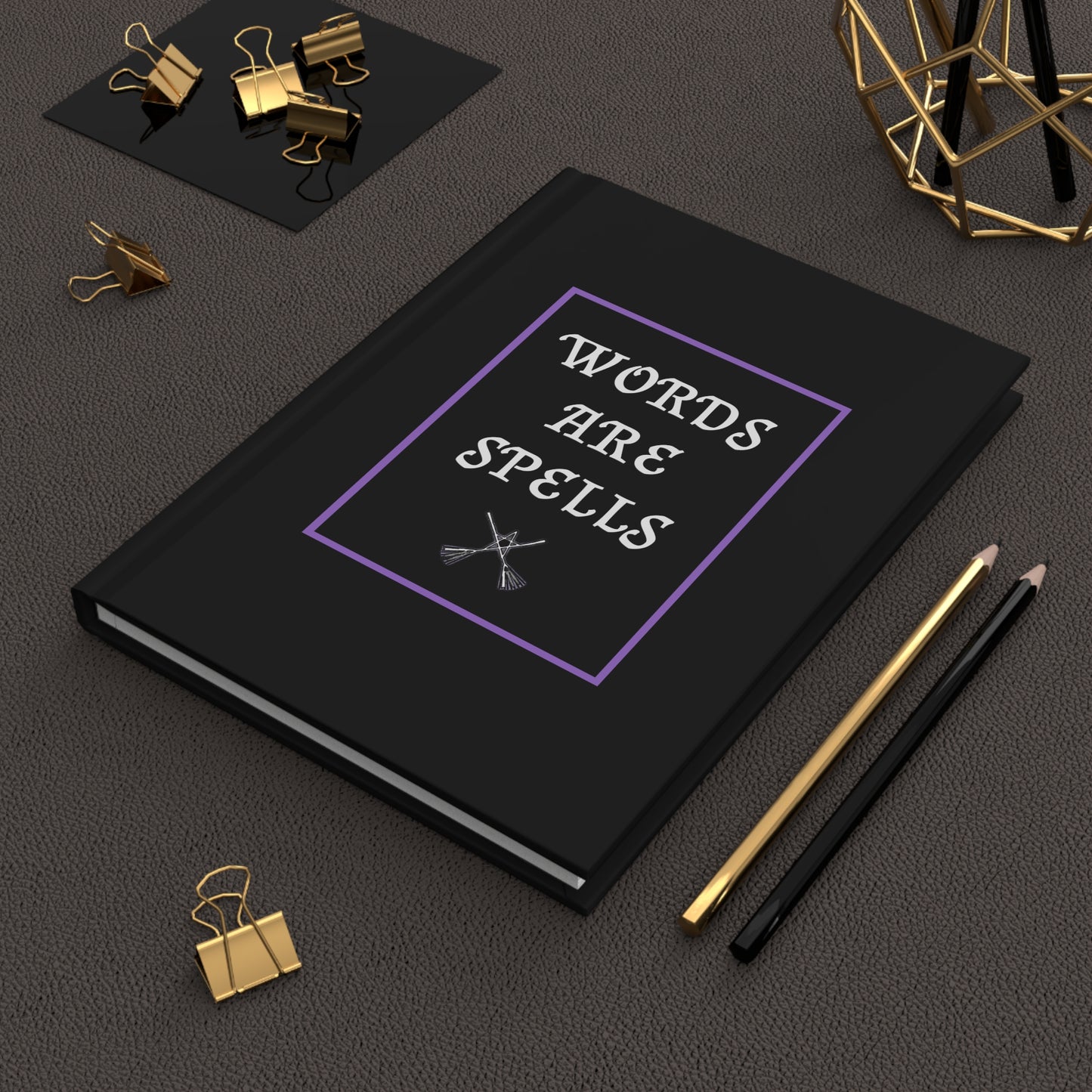 MW Words Are Spells Hardcover Journal Matte