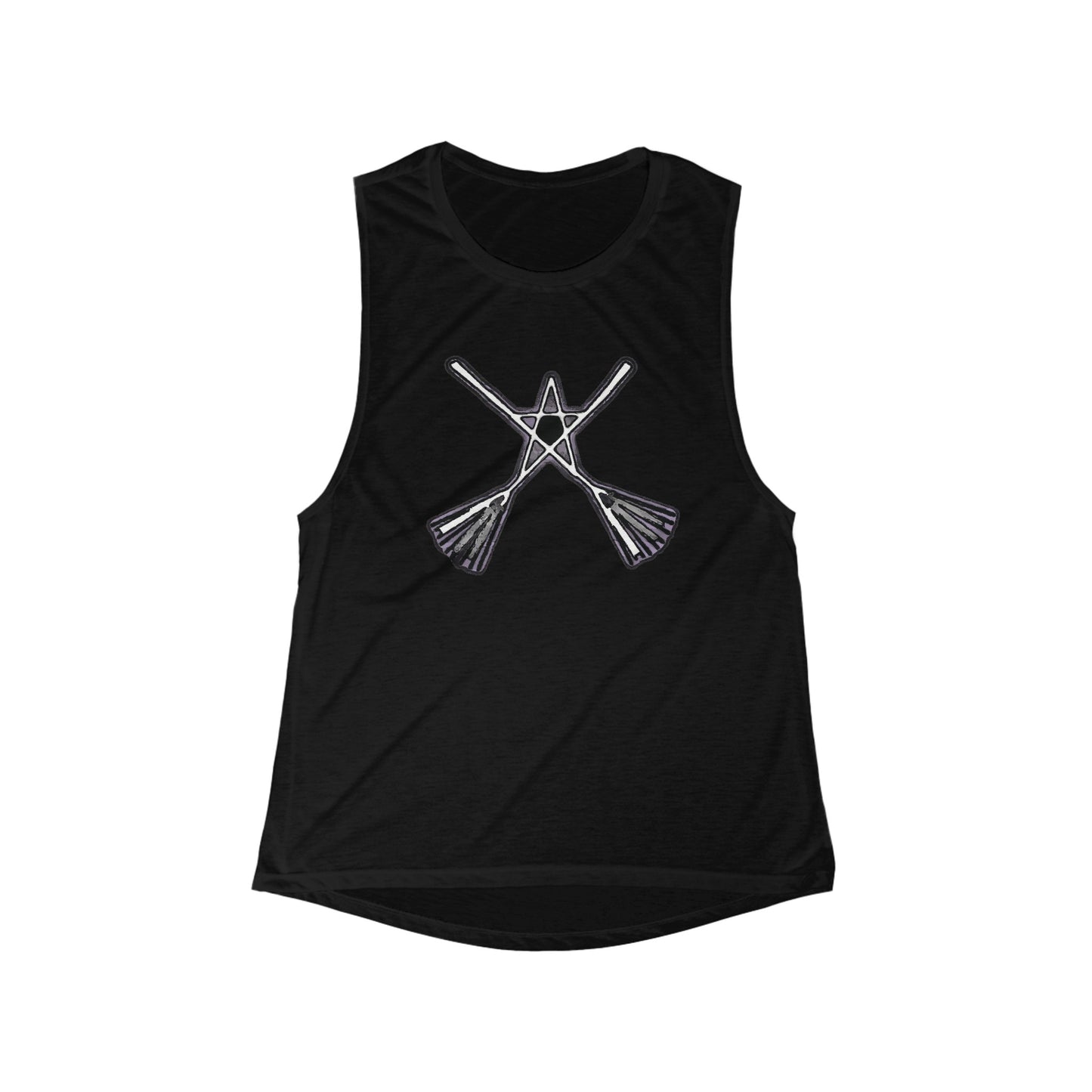 Missing Witches Flowy Scoop Muscle Tank