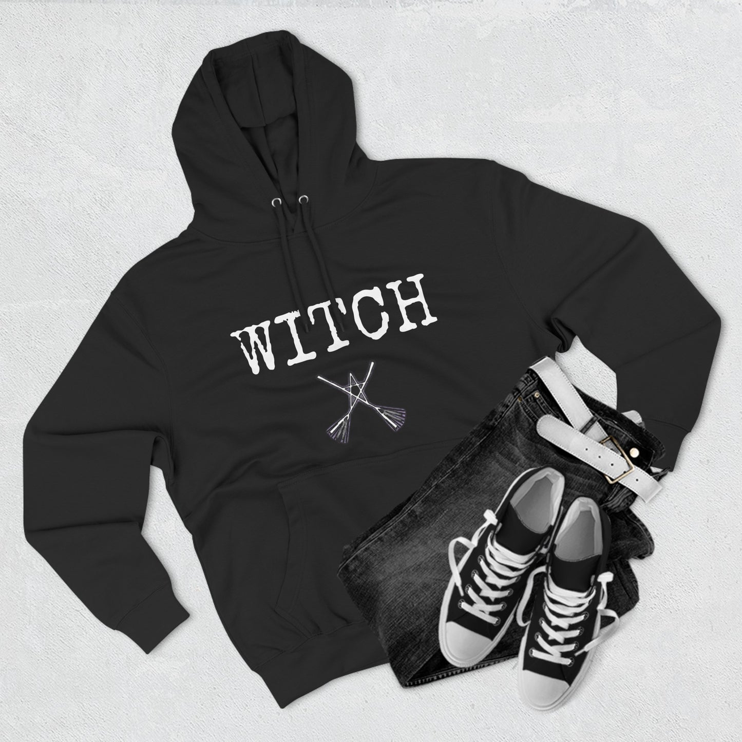 WITCH Blessed Fucking Be Fleece Hoodie