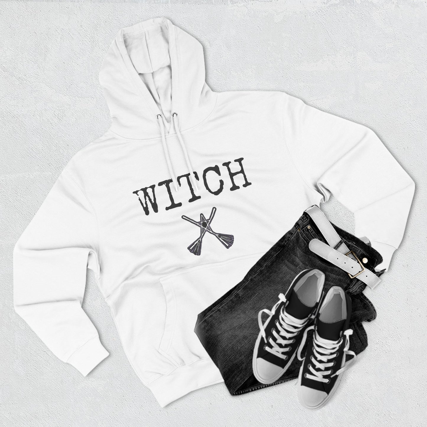 WITCH Blessed Fucking Be Fleece Hoodie