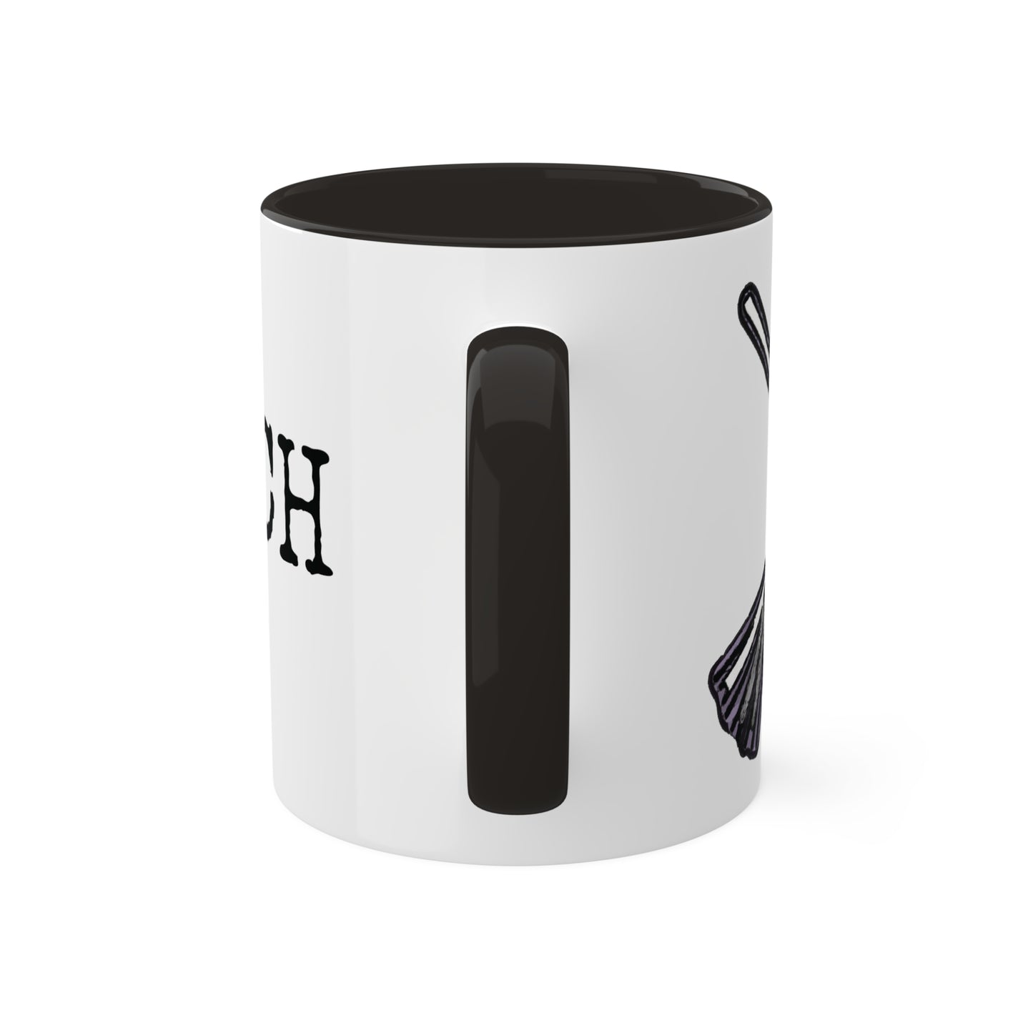 WITCH obviously Black & White Mug, 11oz