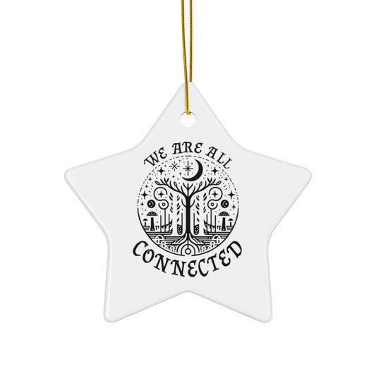 Ceramic Ornament - Solstice Connection and Unity Symbol