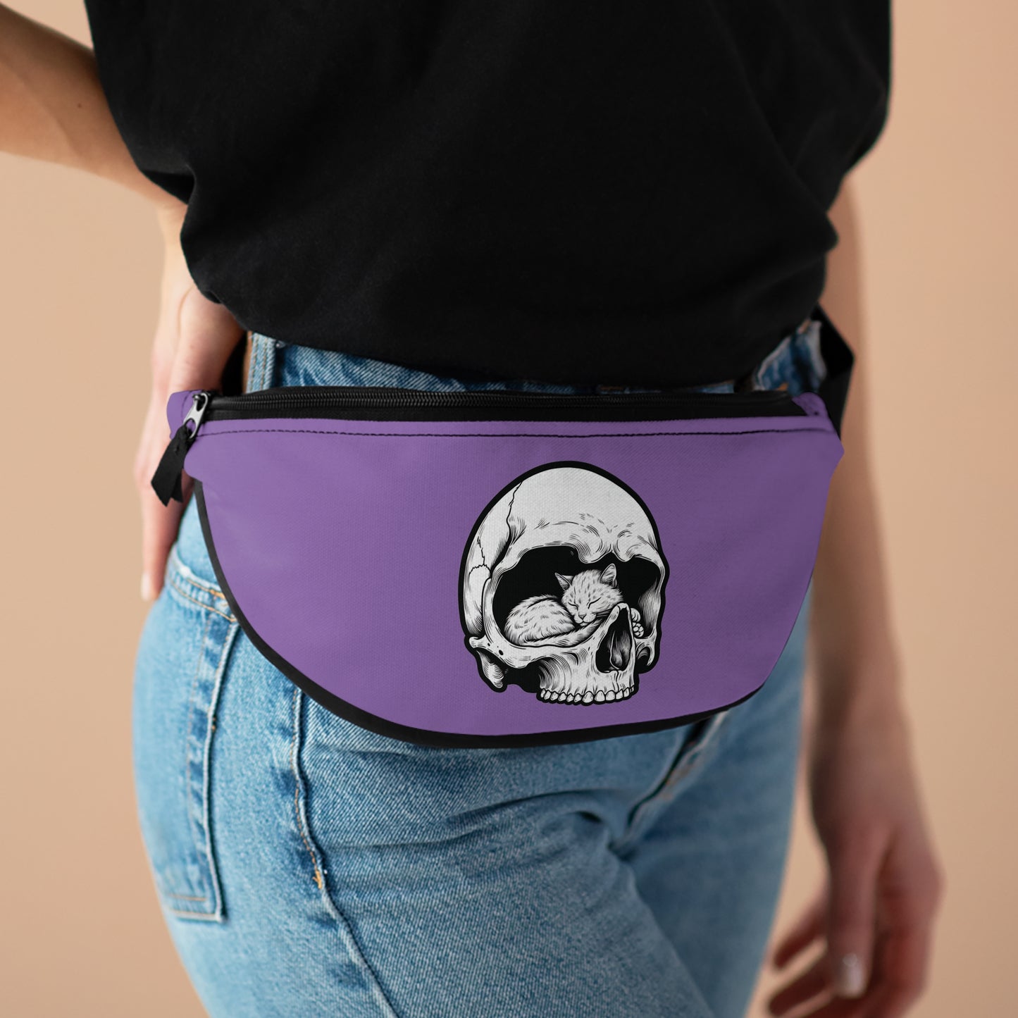 EX OX Cozy Familiar Fanny Pack Purple