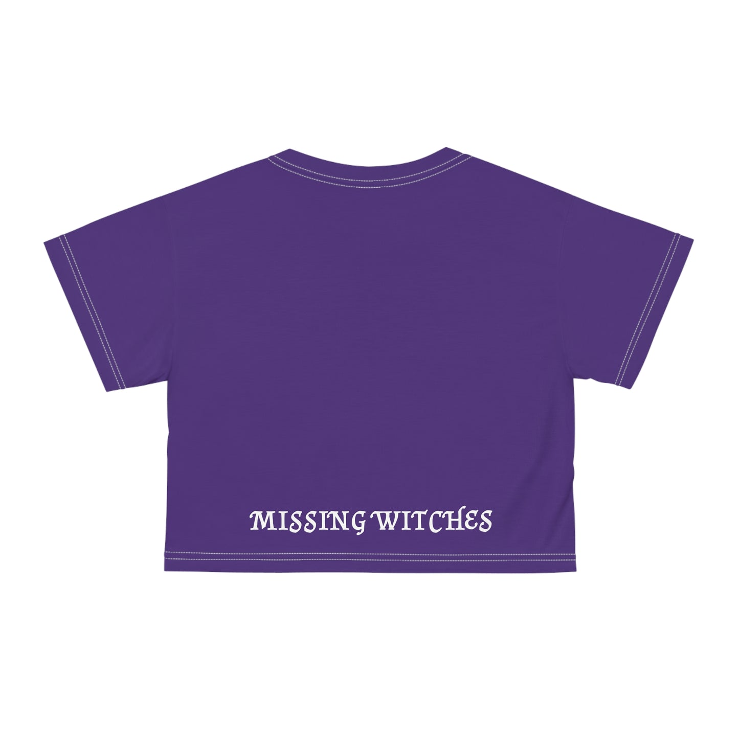 All Connected - Crop Tee Purple