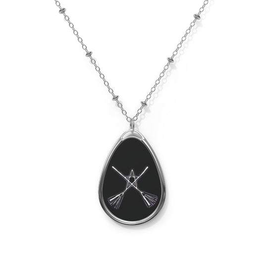 Missing Witches Oval Necklace