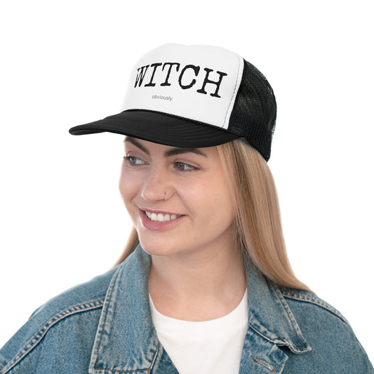 WITCH obviously Trucker Cap